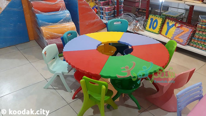 میز گرد پلاستیکی کودک
